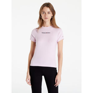 Tommy Jeans dámské růžové tričko - S (TOB)